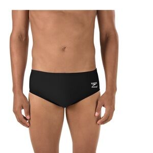 SPEEDO mens Endurance Brief Black, Size 32, NWT